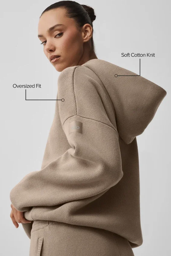 Pull à capuche Scholar - Gravel