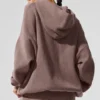 Pull à capuche Scholar - Gris champignon chiné