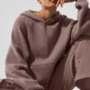 Pull à capuche Scholar - Gris champignon chiné
