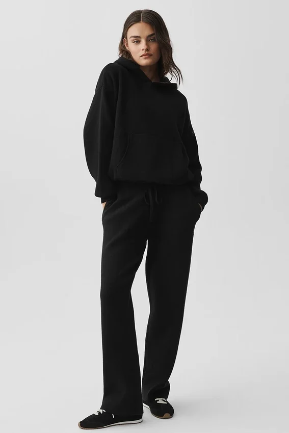 Pull à capuche Scholar - Noir