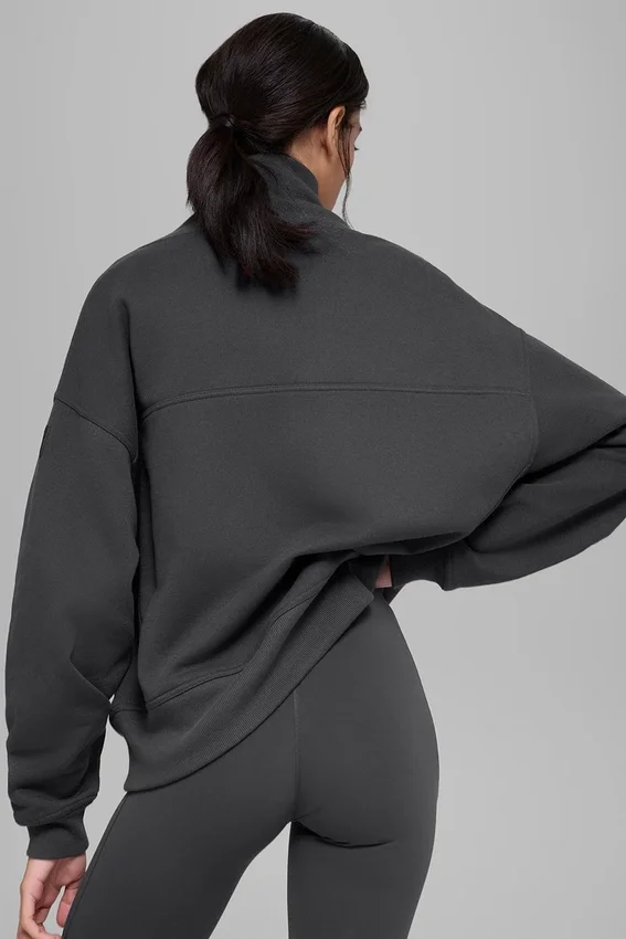 Pull à col montant « Hazy » - Anthracite