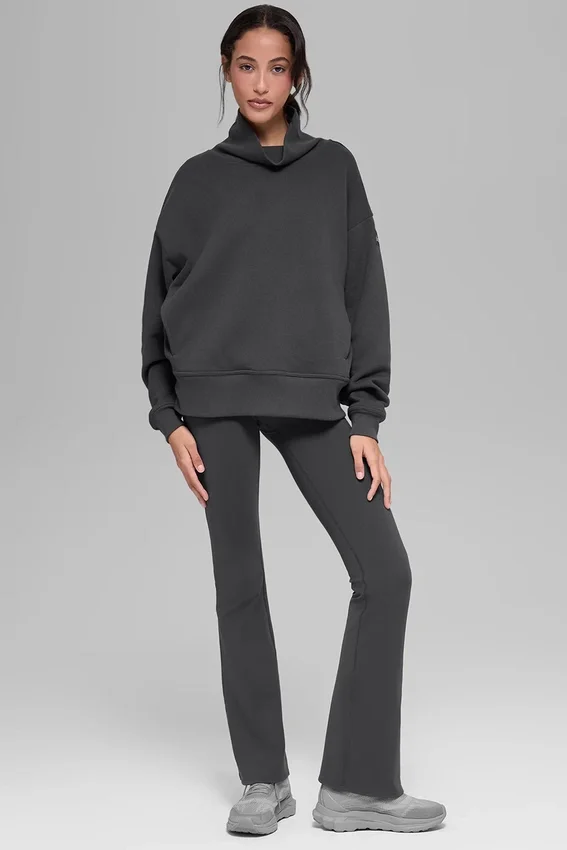 Pull à col montant « Hazy » - Anthracite