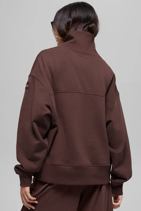 Pull à col montant Hazy - Brownstone