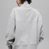 Pull à col montant Hazy - Gris chiné athlétique