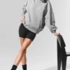 Pull à col montant Hazy - Gris chiné athlétique foncé