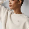 Pull à col rond Accolade - Avoine chiné