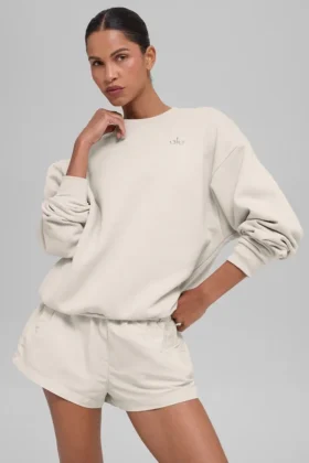 Pull à col rond Accolade - Beige