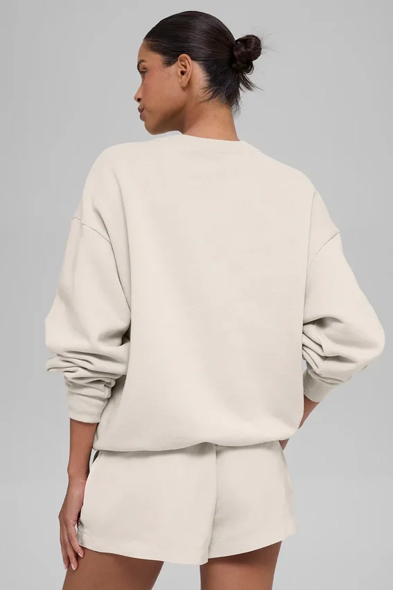 Pull à col rond Accolade - Beige