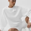 Pull à col rond Accolade - Blanc