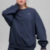 Pull à col rond Accolade - Bleu marine
