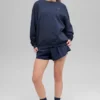 Pull à col rond Accolade - Bleu marine