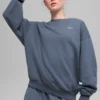 Pull à col rond Accolade - Bleu pierre