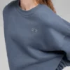 Pull à col rond Accolade - Bleu pierre
