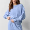 Pull à col rond Accolade - Bleu Provence clair