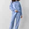 Pull à col rond Accolade - Bleu Provence clair