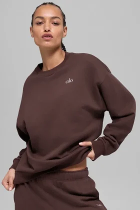 Pull à col rond Accolade - Brownstone