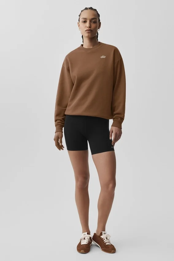 Pull à col rond Accolade - Brun « Sun Kissed »