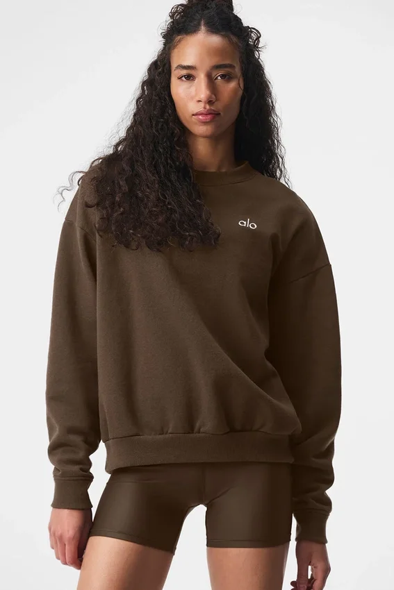 Pull à col rond Accolade - Espresso