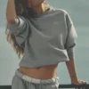 Pull à col rond Accolade - Gris chiné athlétique