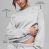 Pull à col rond Accolade - Gris chiné athlétique