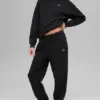 Pull à col rond Accolade - Noir