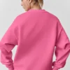 Pull à col rond Accolade - Rose paradis