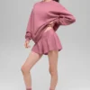 Pull à col rond Accolade - Rose sauvage