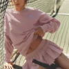 Pull à col rond Accolade - Rose vintage
