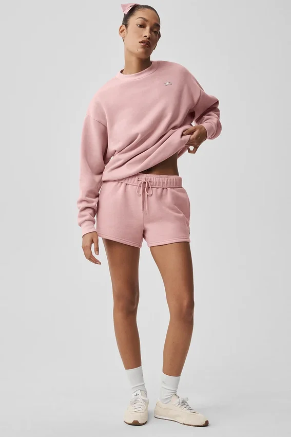Pull à col rond Accolade - Rose vintage