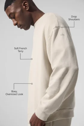 Pull à col rond Chill – Beige