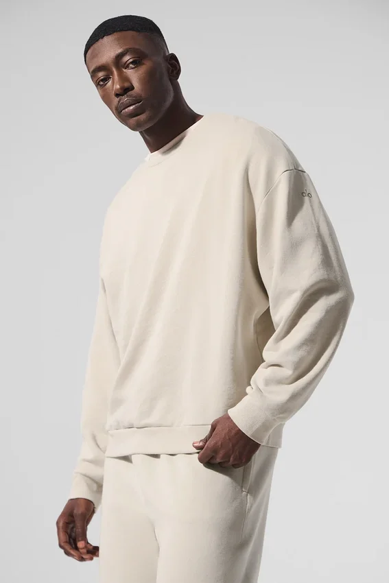Pull à col rond Chill - Beige