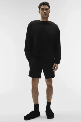 Pull à col rond Chill – Noir