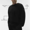 Pull à col rond Chill – Noir