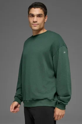Pull à col rond Chill – Vert trèfle