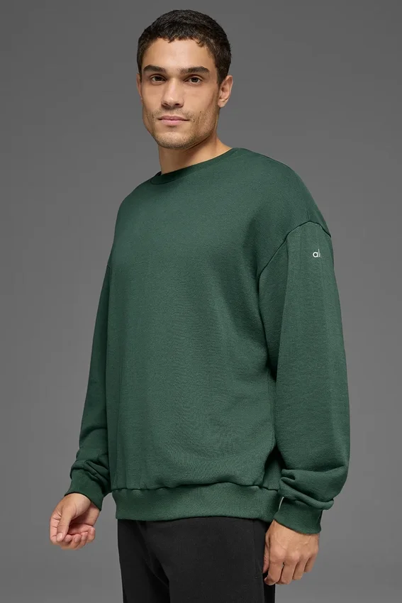 Pull à col rond Chill - Vert trèfle