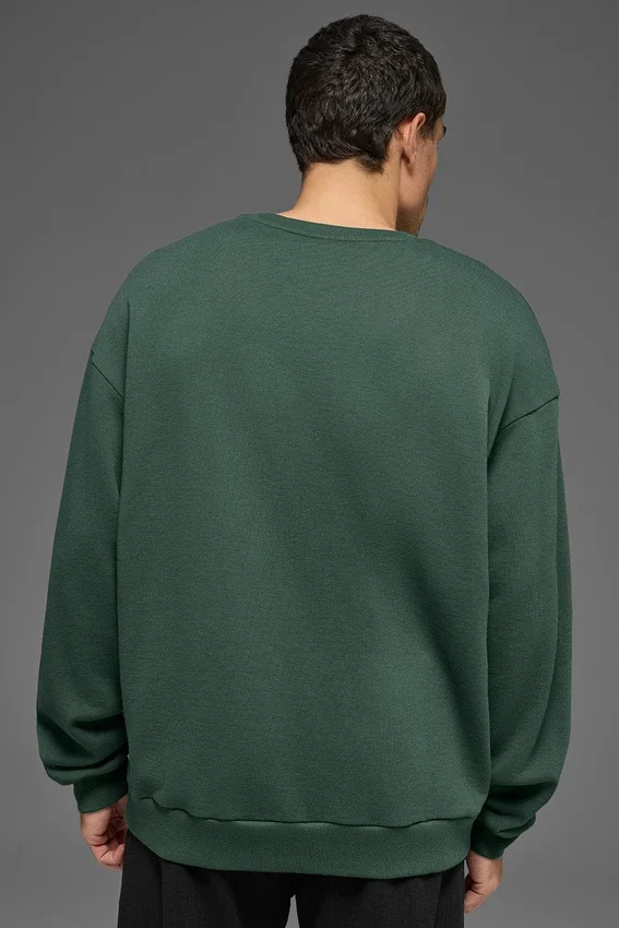 Pull à col rond Chill - Vert trèfle