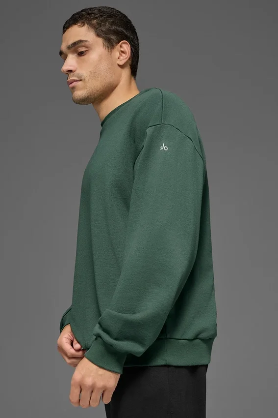 Pull à col rond Chill - Vert trèfle
