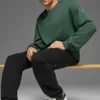 Pull à col rond Chill - Vert trèfle