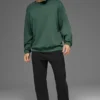Pull à col rond Chill - Vert trèfle