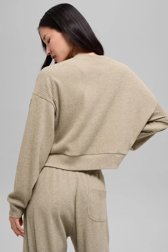 Pull à col rond Muse - Gravel Heather