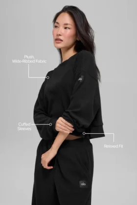 Pull à col rond Muse – Noir