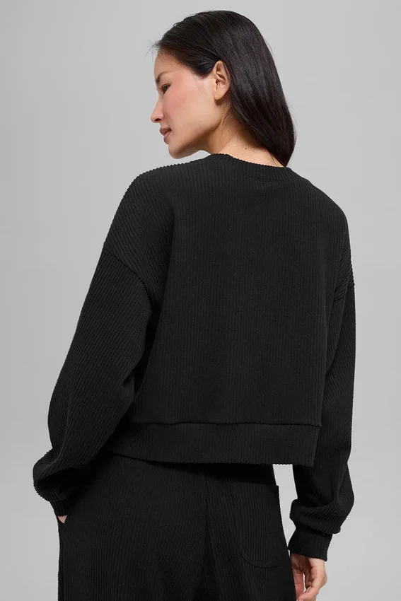 Pull à col rond Muse - Noir
