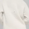 Pull à col rond Noble en laine et cachemire à côtes - Ivoire