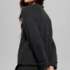 Pull à col rond Noble en laine et cachemire à côtes - Noir