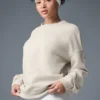 Pull à col rond épais Renown - Beige