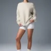 Pull à col rond épais Renown - Beige