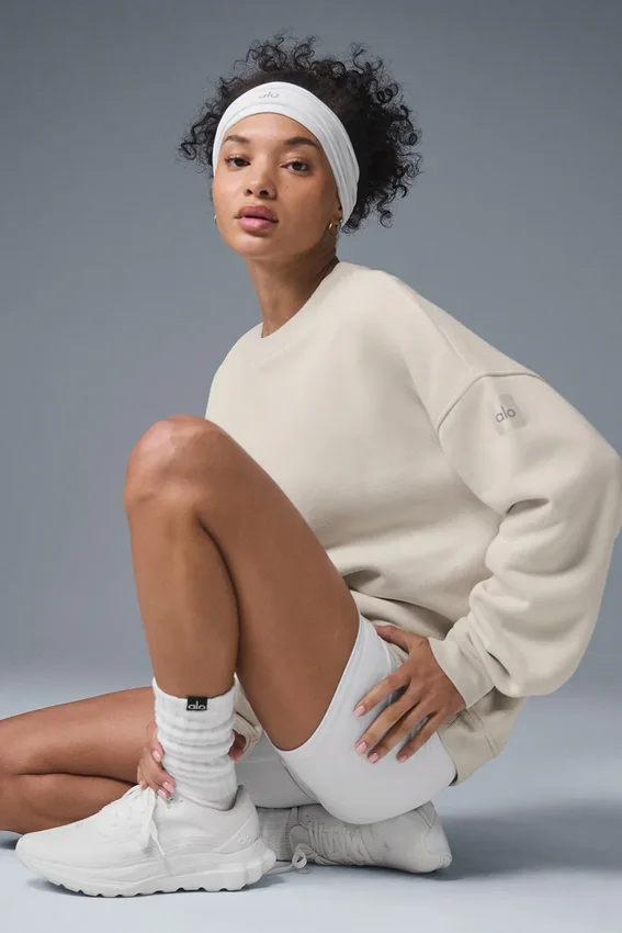 Pull à col rond épais Renown - Beige