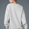 Pull à col rond épais Renown - Gris chiné athlétique