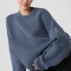 Pull à col rond Scholar - Bluestone