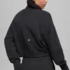 Pull à col roulé court New Class en laine et cachemire – Noir